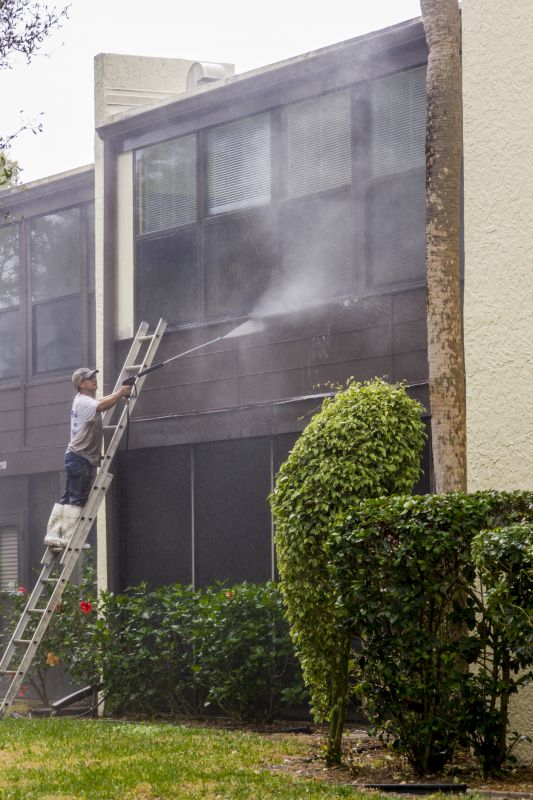 Log Home Power Washing
