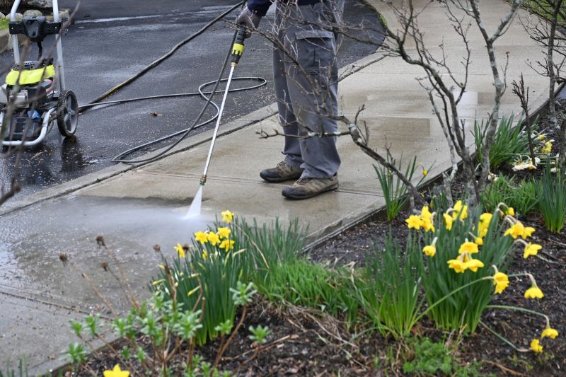Sidewalk and Pathway Cleaning